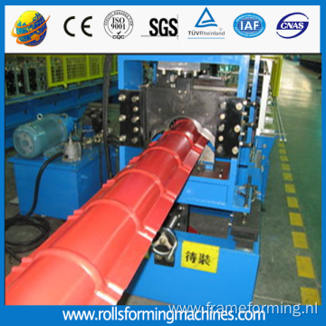 Metal ridge cap roll forming machine